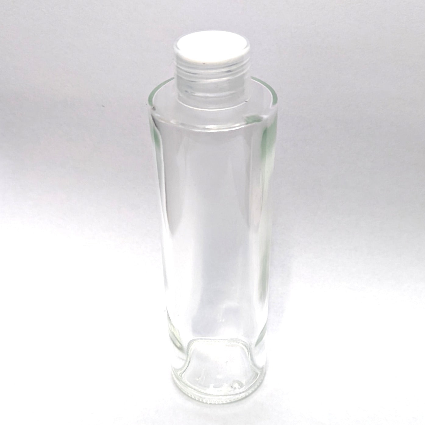 Clear Slim Tall Glass Bottle with Lid view 3
