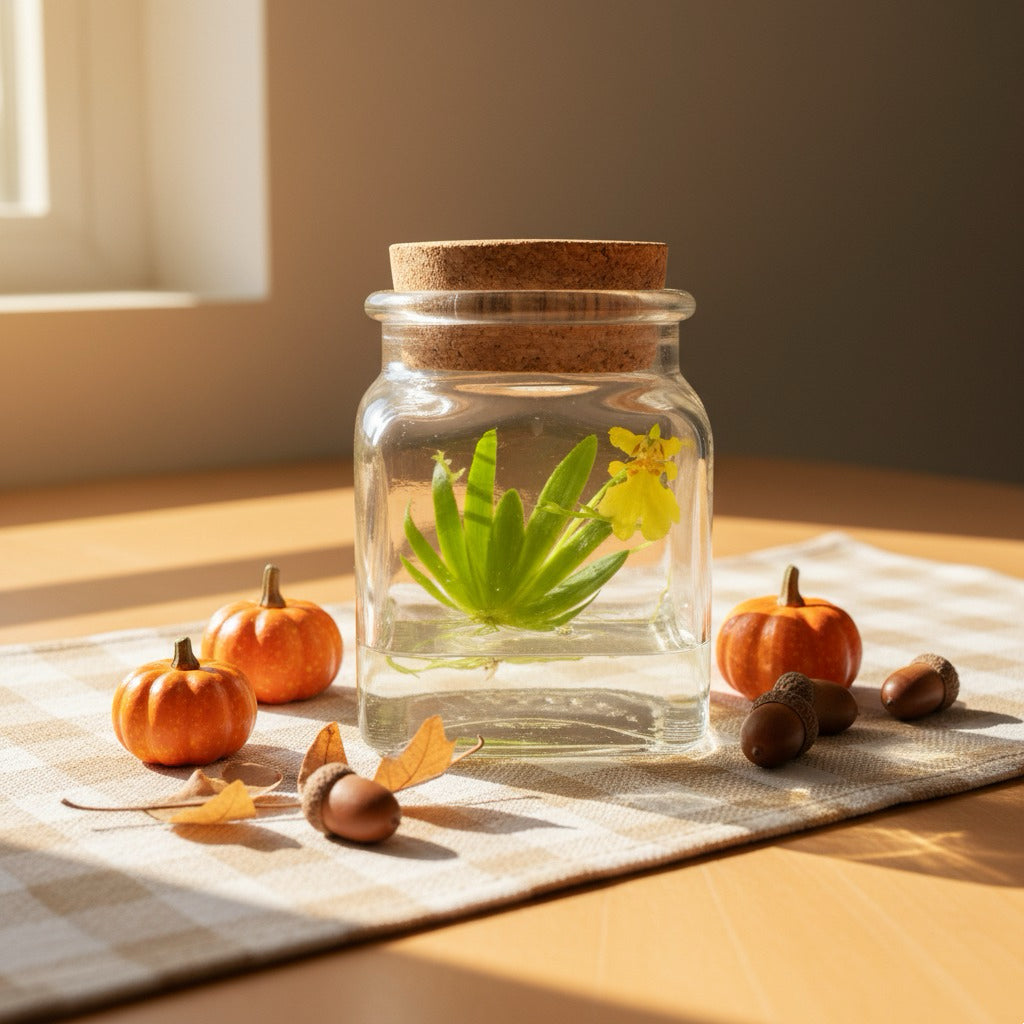 Live Miniature Orchid Terrarium view 8