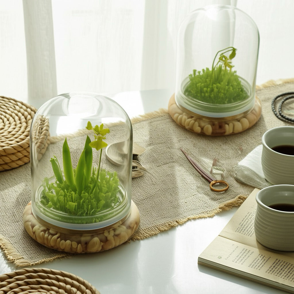 Everlasting Orchid Terrarium with Sundew Moss - Psygmorchi… view 3