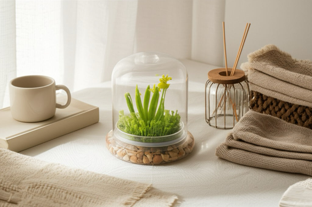 Everlasting Orchid Terrarium with Sundew Moss - Psygmorchi… view 7